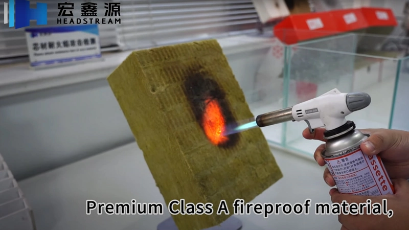 ألواح شطيرة من الدرجة الممتازة من مادة مقاومة للحريق!