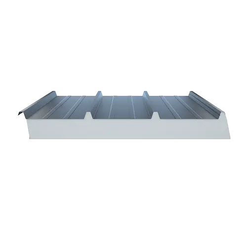 لوحة تسقيف بواجهة معدنية