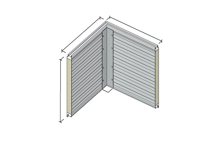 sandwich panel building